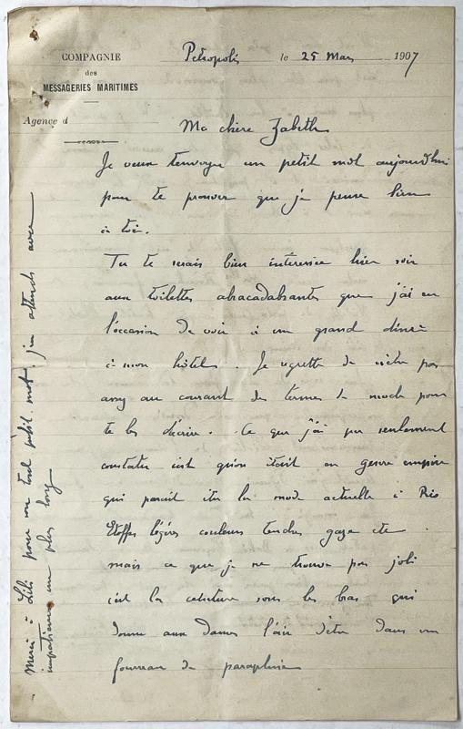 19070325 Albert à Elizabeth 01.jpg