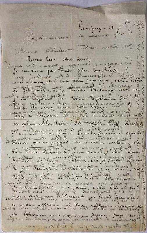 18670921 Ludovic de Beauvoir à Albert 01.jpg 18670921 Ludovic de Beauvoir à Albert 01.jpg