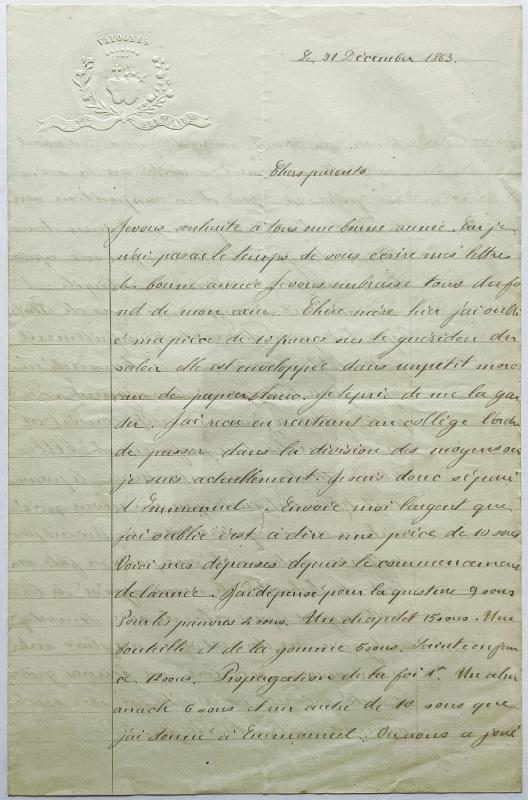 18631231 Albert à ses parents 01.jpg