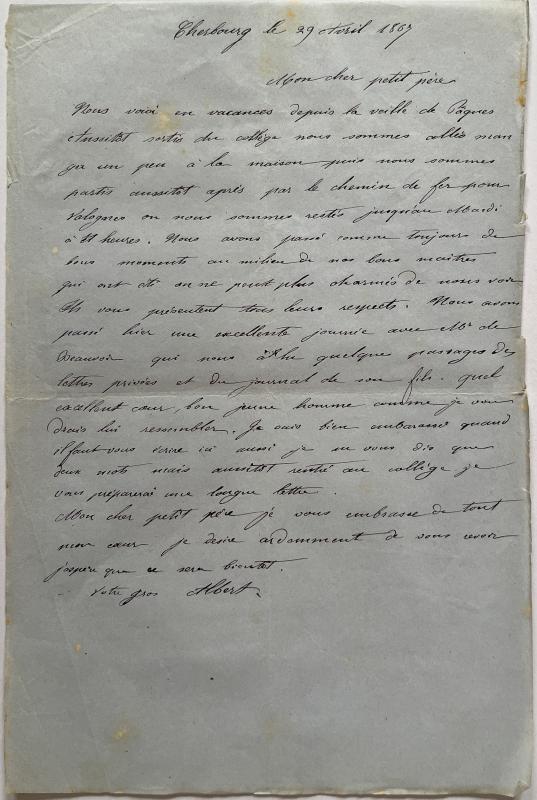 18670429 Albert à son père 01.jpg