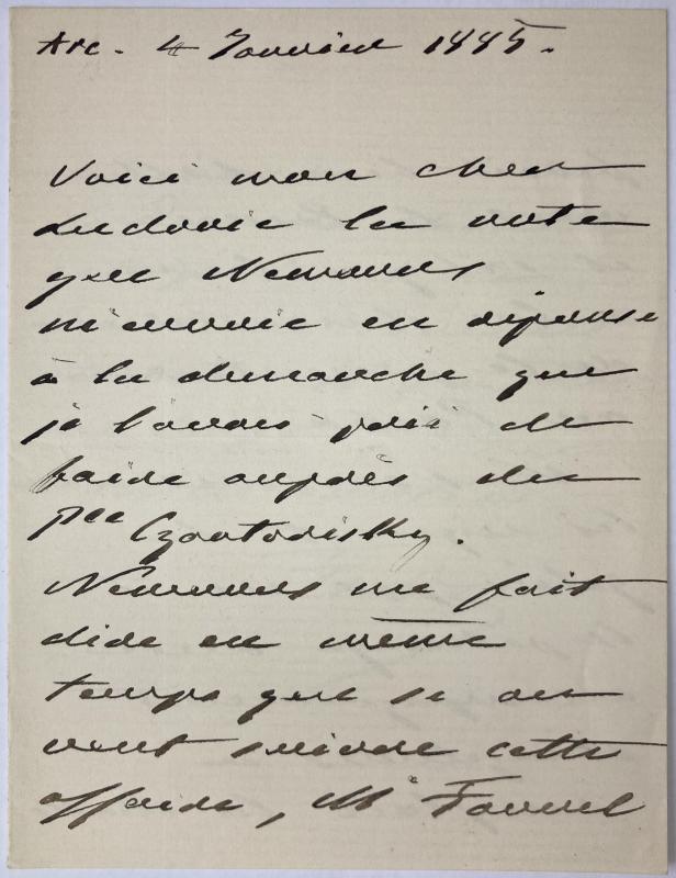 18850104 Prince de Joinville à Ludovic de Beauvoir - 01.jpg 18850104 Prince de Joinville à Ludovic de Beauvoir - 01.jpg