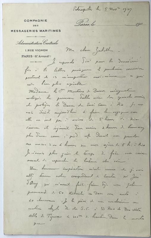 19071105 Albert à Elizabeth 01.jpg