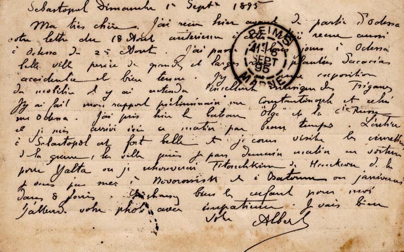 18850901 Albert à Madeleine 01.jpg